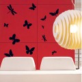 Dragonfly and Butterfly Wall Sticker